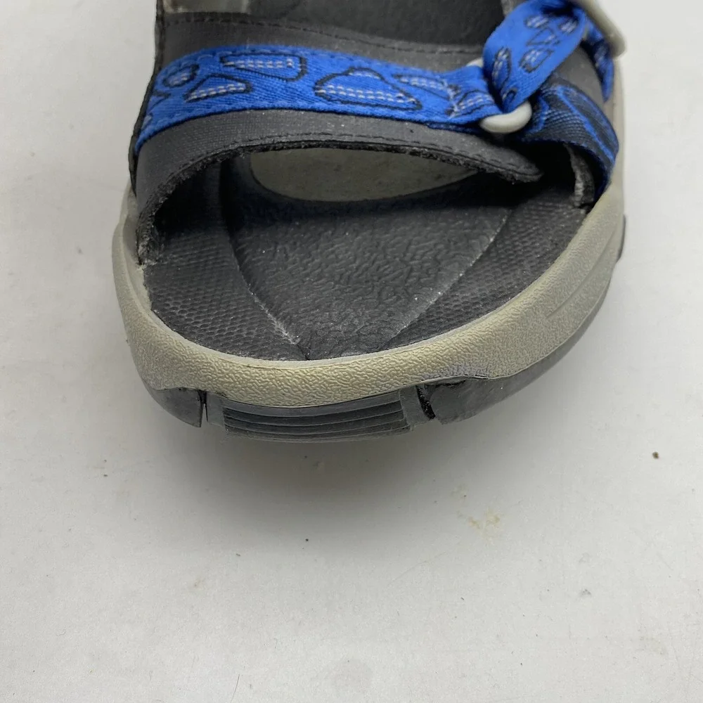 Timberland Mens Sandals 7 Black Blue Y2K Adjustable Hiking‎ Outdoor Gorpcore